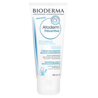 Bioderma Atoderm Préventive Nourishing Cream Dermo-Consolidating for Atopic Very Dry Skin 100 ml